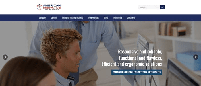 American Innovative Technologies website — amerinntech.com