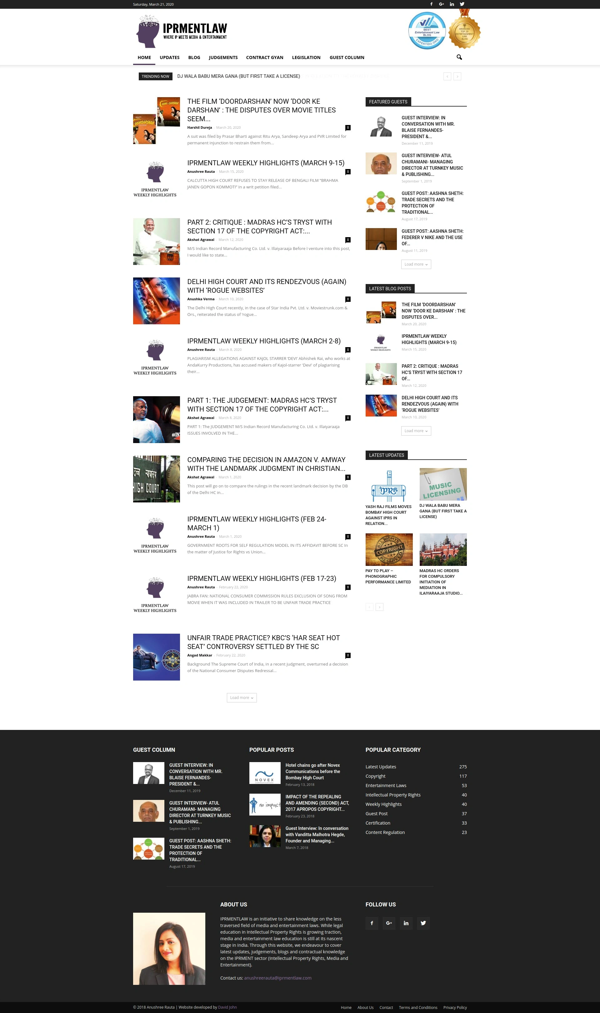 IPRMENTLAW website — iprmentlaw.com